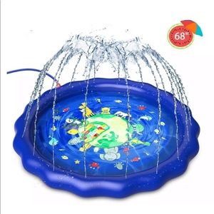 Azssmuk Children’s Fountain Mat-Animal Sprinkler